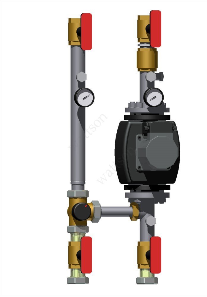 GEFFEN Модуль смесительный D 40 с энергоэффективным Pumpman STAR 40/12F ...